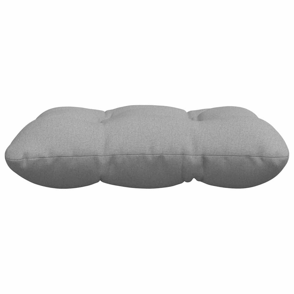 Sitzkissen 4 stk. Stoff Wolkengrau 40 x 40 x 12 cm