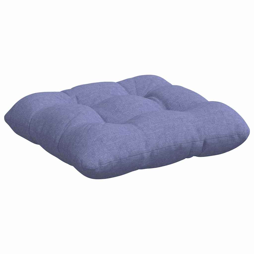 Sitzkissen 4 stk. Stoff Jeans blau 40 x 40 x 12 cm