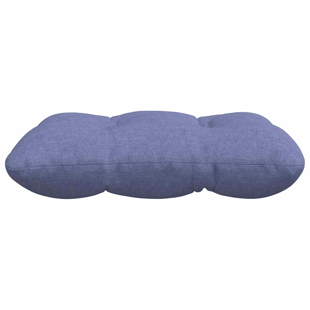 Sitzkissen 4 stk. Stoff Jeans blau 40 x 40 x 12 cm