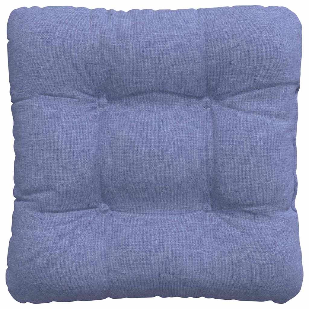 Sitzkissen 4 stk. Stoff Jeans blau 40 x 40 x 12 cm