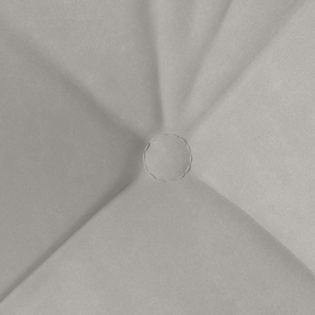 Sitzkissen 4 stk. Mikrofaserstoff Hellgrau 40 x 40 cm