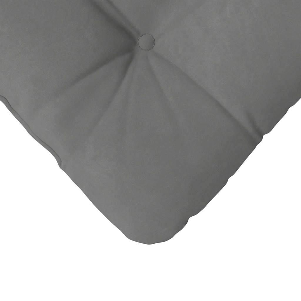 Sitzkissen 4 stk. Mikrofaserstoff Dunkelgrau 40 x 40 cm