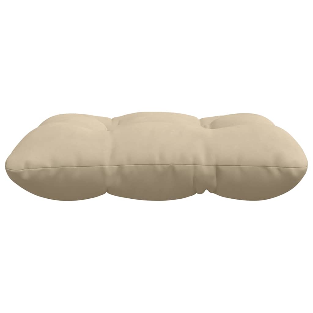 Sitzkissen 4 stk. Mikrofaserstoff Creme 40 x 40 cm