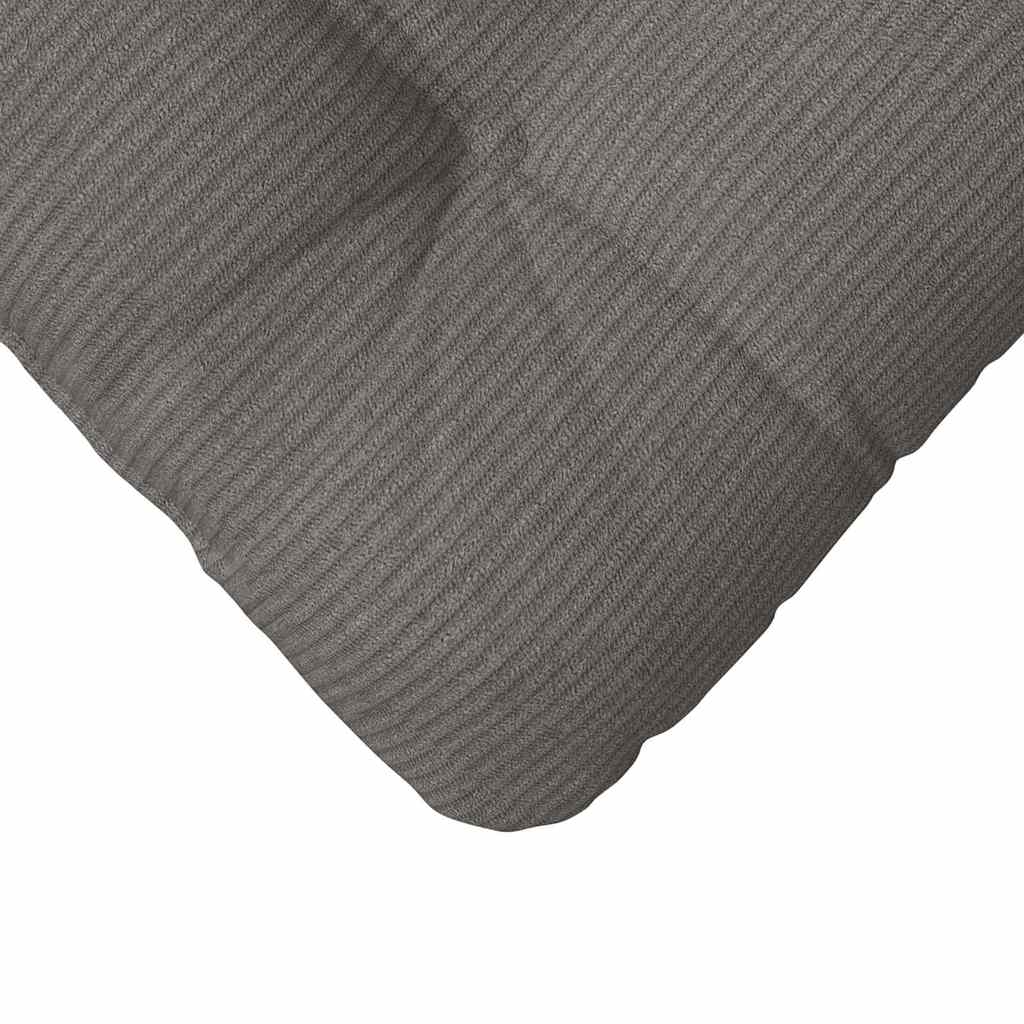 Sitzkissen 4 stk. Cordstoff Hellgrau 45 x 45 cm