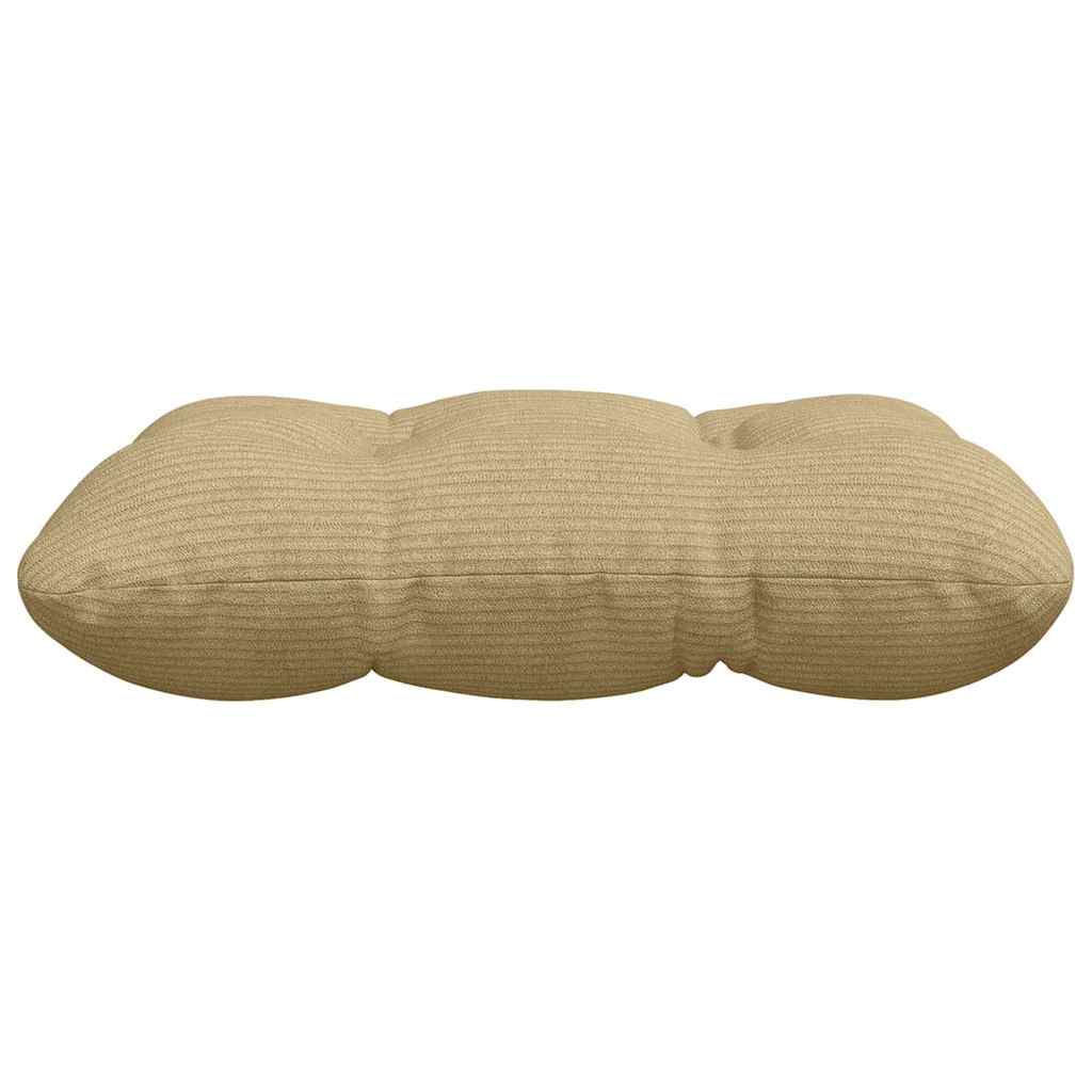 Sitzkissen 4 stk. Cordstoff Grau-Grün 45 x 45 cm
