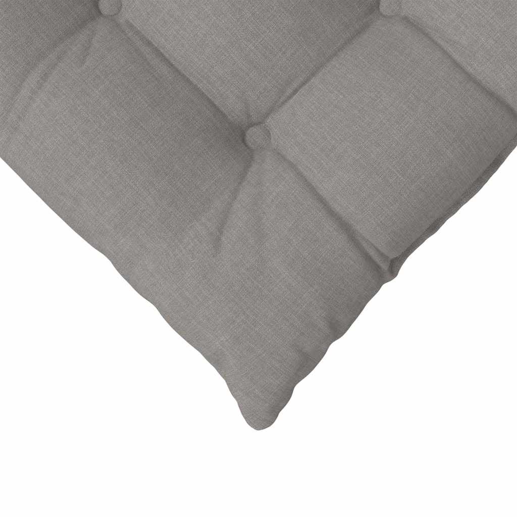 Sitzkissen 4 stk. Stoff Taupe 40 x 40 x 6 cm
