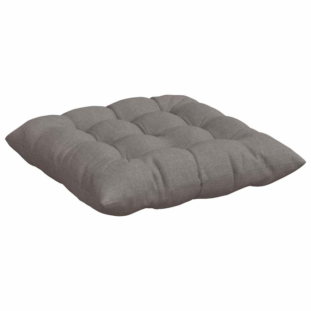 Sitzkissen 4 stk. Stoff Taupe 40 x 40 x 6 cm