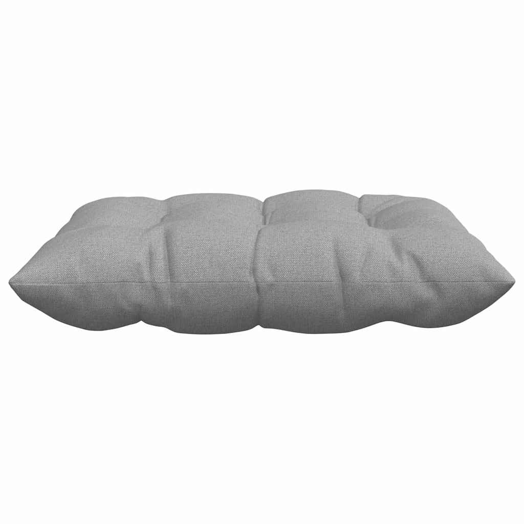 Sitzkissen 4 stk. Stoff Wolkengrau 40 x 40 x 6 cm