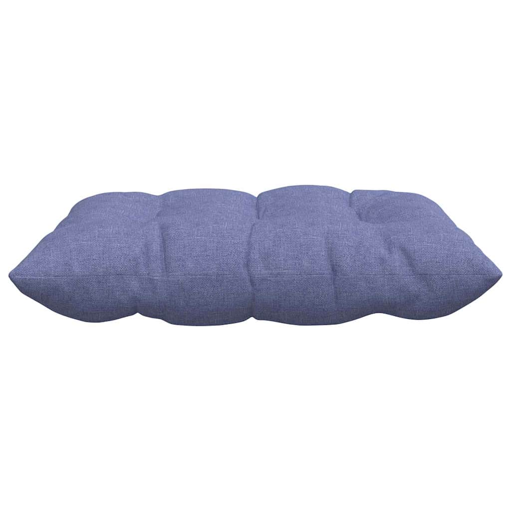 Sitzkissen 4 stk. Stoff Jeans blau 40 x 40 x 6 cm