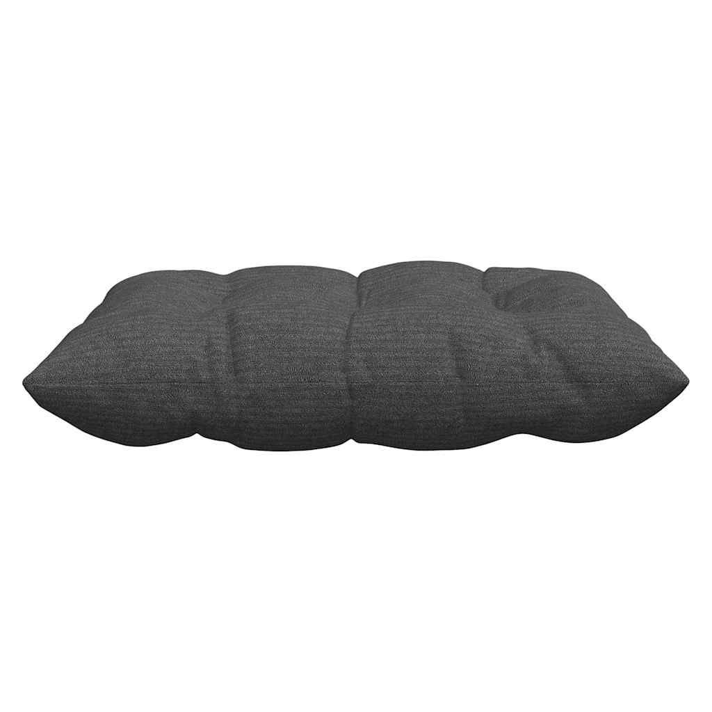 Sitzkissen 4 stk. Cordstoff Dunkelgrau 40 x 40 x 6 cm