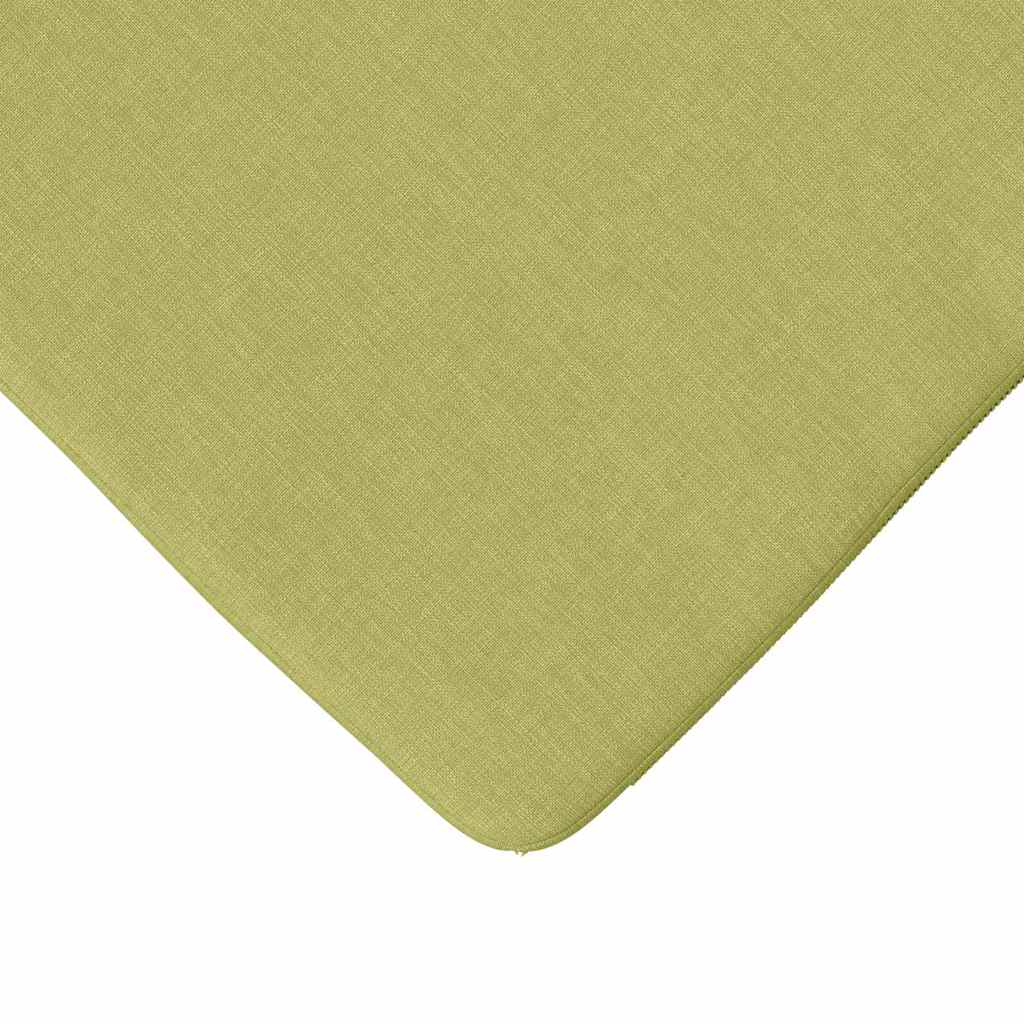 Sitzkissen 4 pcs Hellgrün 40 x 40 x 3 cm Stoff