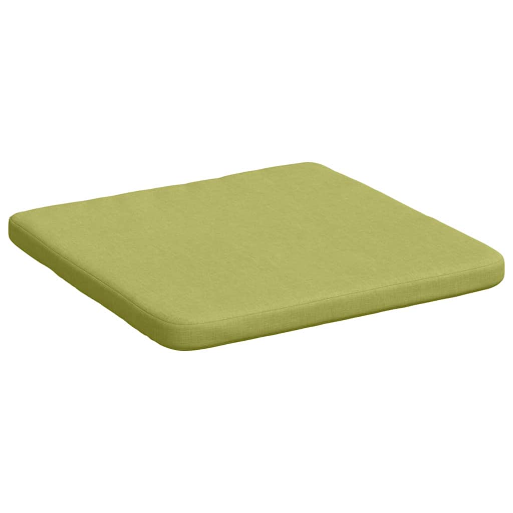 Sitzkissen 4 pcs Hellgrün 40 x 40 x 3 cm Stoff