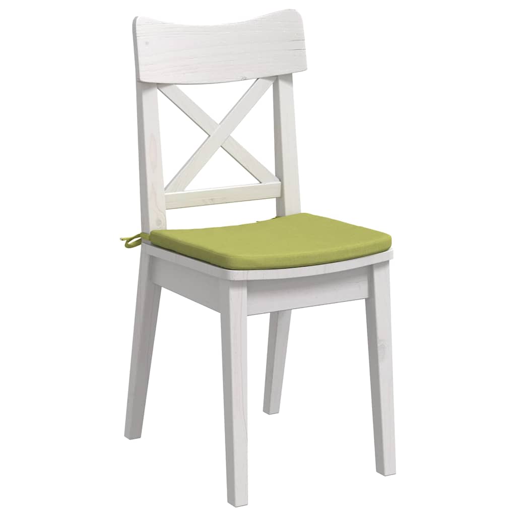 Sitzkissen 4 pcs Hellgrün 40 x 40 x 3 cm Stoff