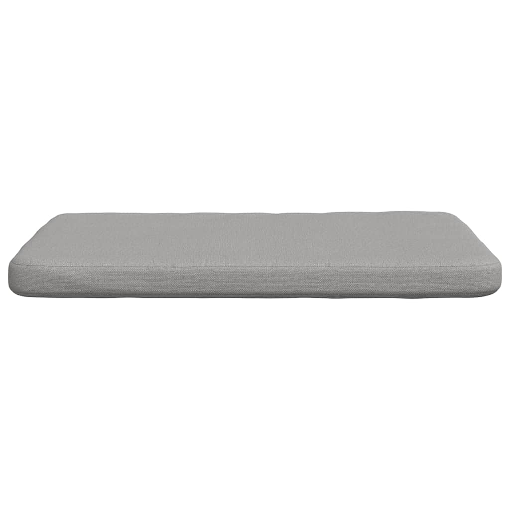 Sitzkissen 4 stk. Stoff Wolkengrau 40 x 40 x 3 cm