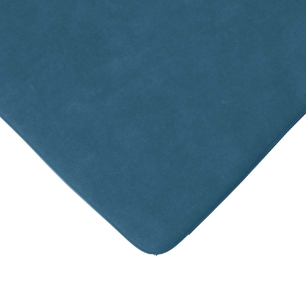 Sitzkissen 4 stk. Samt Blau 40 x 40 x 3 cm