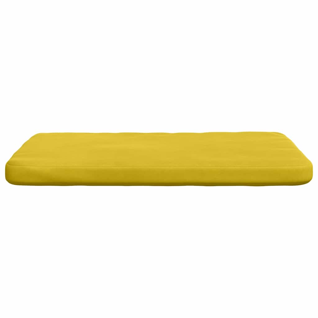 Sitzkissen 4 stk. Samt Gelb 40 x 40 x 3 cm