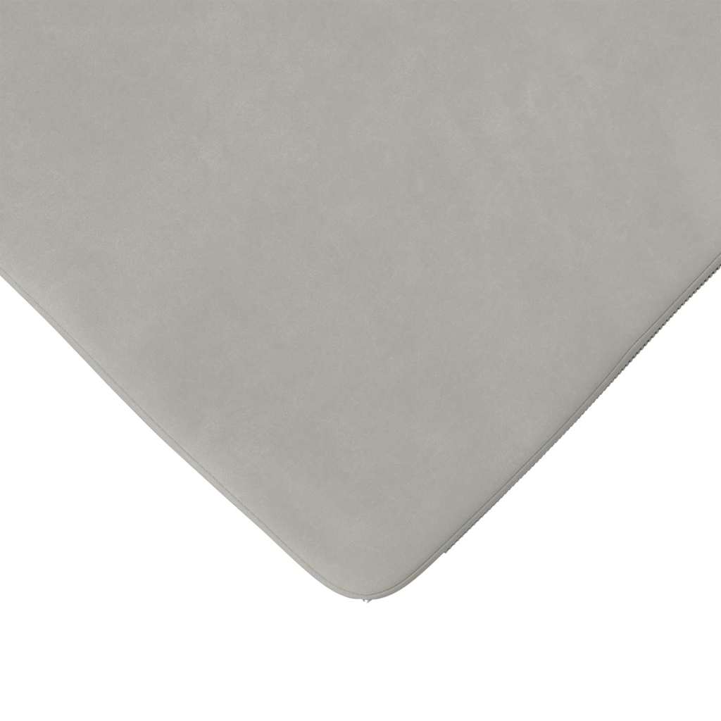 Sitzkissen 4 stk. Mikrofaserstoff Hellgrau 40 x 40 x 3 cm