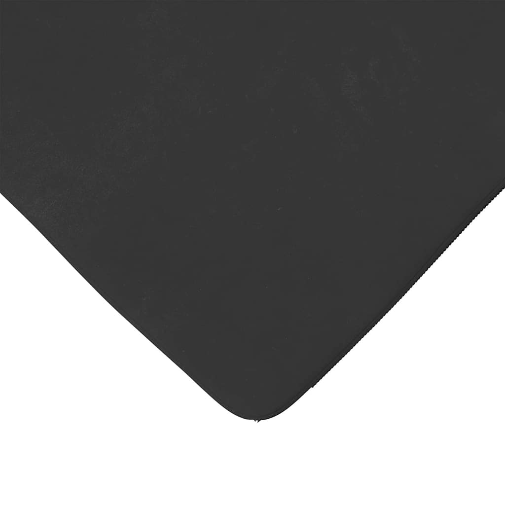 Sitzkissen 4 stk. Mikrofaserstoff Schwarz 40 x 40 x 3 cm