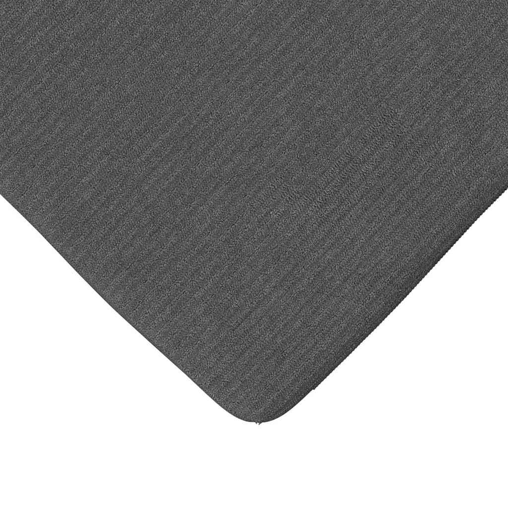 Sitzkissen 4 stk. Cordstoff Dunkelgrau 40 x 40 x 3 cm