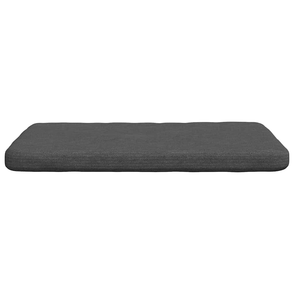 Sitzkissen 4 stk. Cordstoff Dunkelgrau 40 x 40 x 3 cm