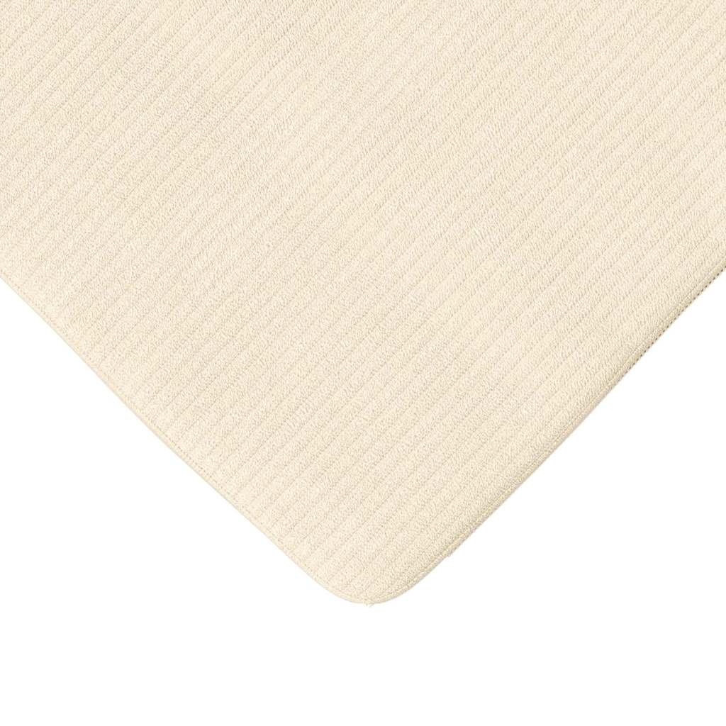 Sitzkissen 4 stk. Cordstoff Creme 40 x 40 x 3 cm
