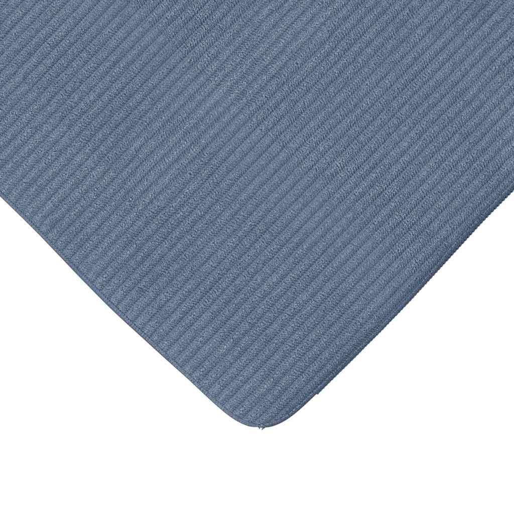 Sitzkissen 4 Stk. Cordstoff Blau 40 x 40 x 3 cm
