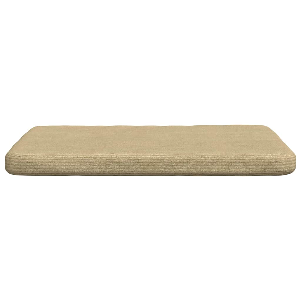 Sitzkissen 4 stk. Cordstoff Grau-Grün 40 x 40 x 3 cm