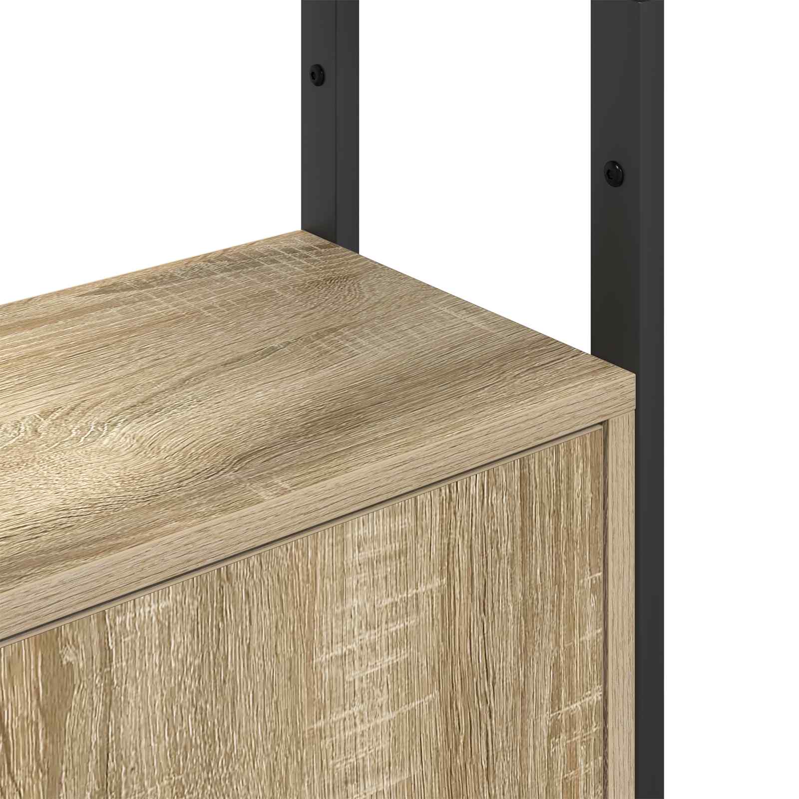 Bücherregal 6 Ebenen 40 x 24 x 161 cm Holzwerkstoff