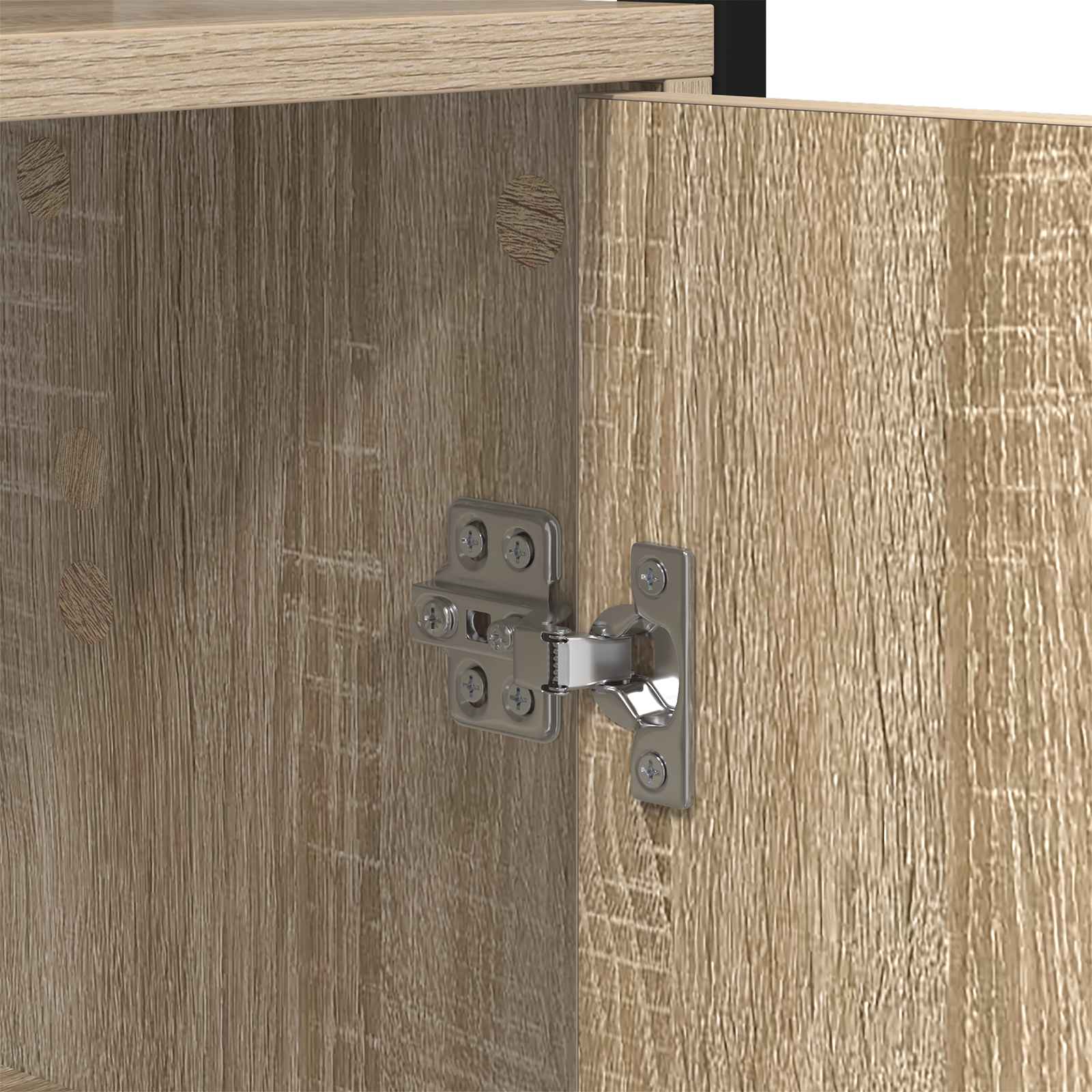 Bücherregal 6 Ebenen 40 x 24 x 161 cm Holzwerkstoff