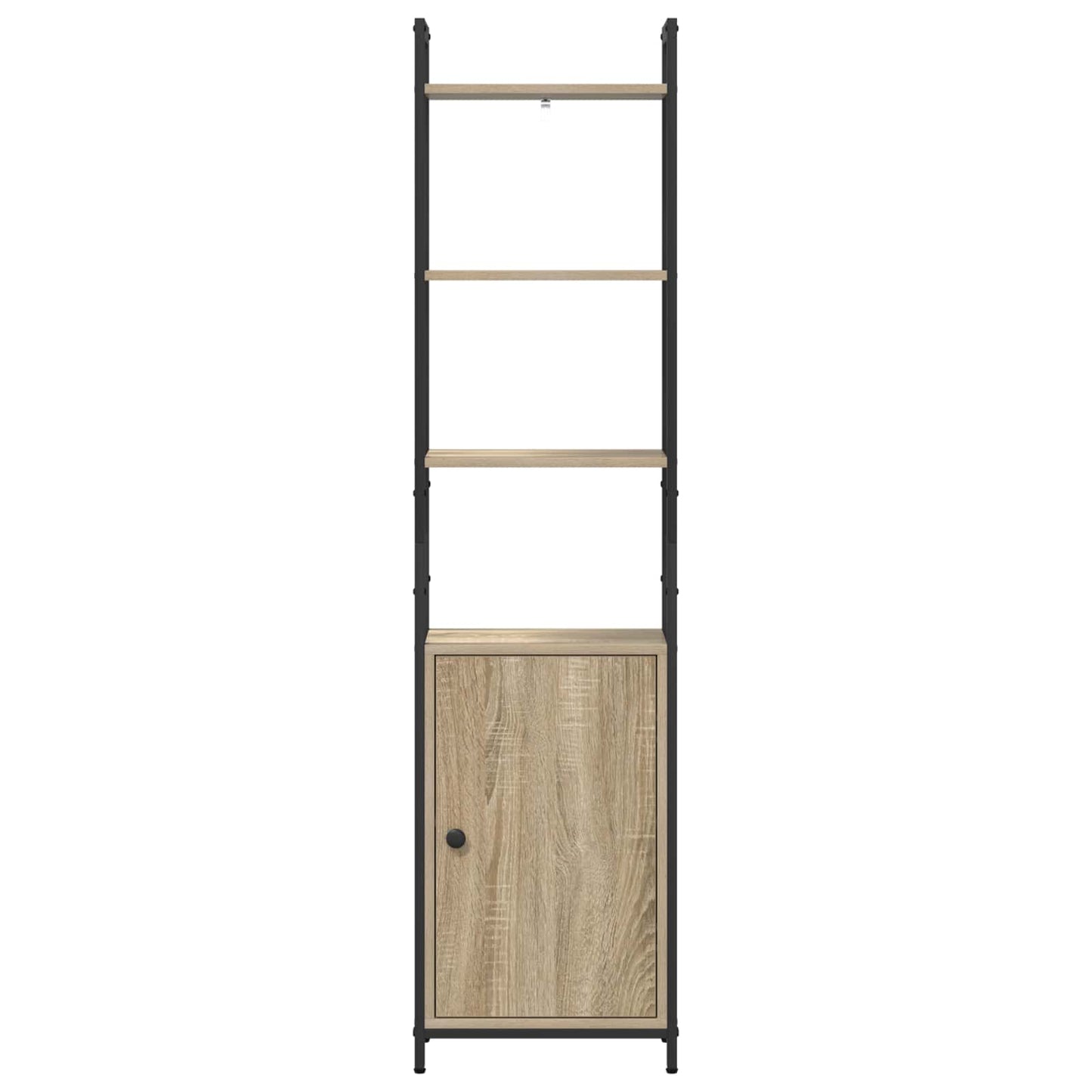 Bücherregal 6 Ebenen 40 x 24 x 161 cm Holzwerkstoff