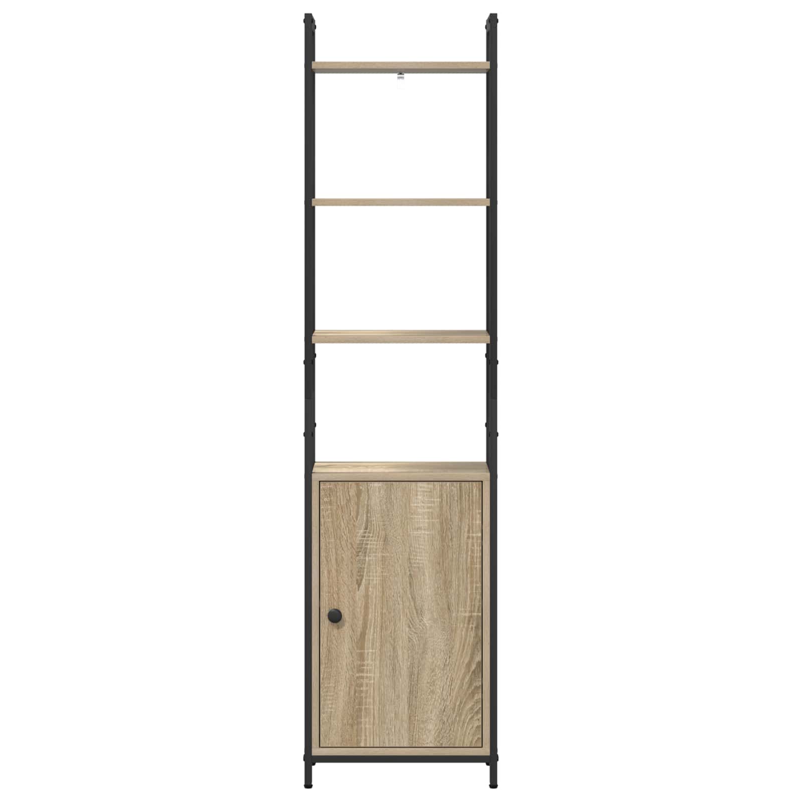 Bücherregal 6 Ebenen 40 x 24 x 161 cm Holzwerkstoff