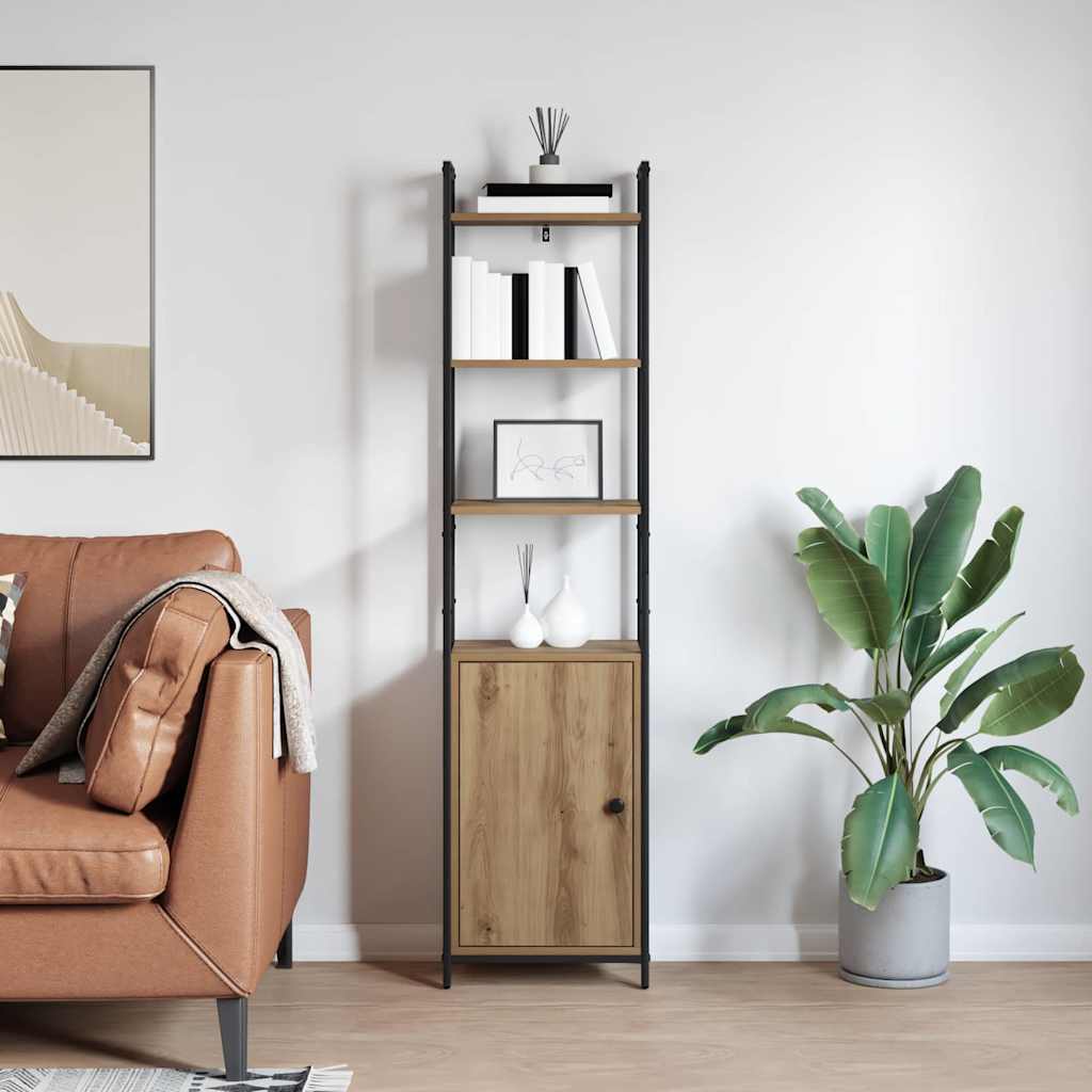 Bücherregal Artisan-Eiche 40 x 24 x 161 cm Holzwerkstoff