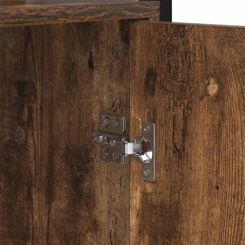 Bücherregal Geräucherte Eiche 60 x 24 x 161 cm Holzwerkstoff