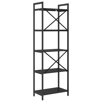 Bücherregal 5 Ebenen 56 x 34 x 171 cm Holzwerkstoff