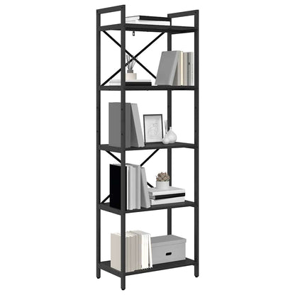 Bücherregal 5 Ebenen 56 x 34 x 171 cm Holzwerkstoff