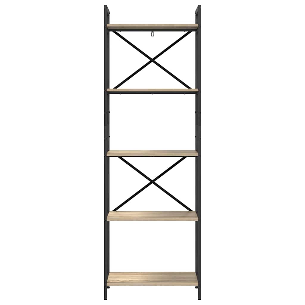 Bücherregal Sonoma-Eiche 56 x 34 x 171 cm Holzwerkstoff