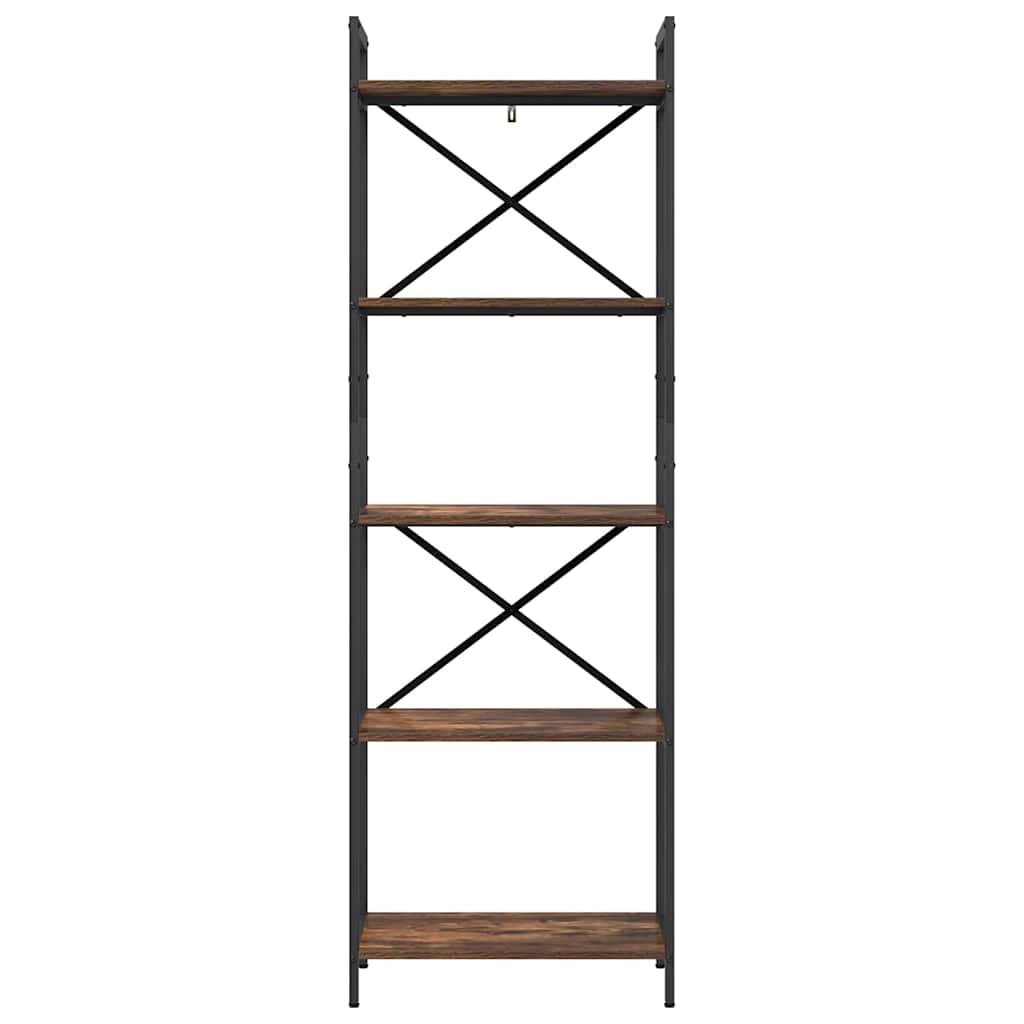 Bücherregal Geräucherte Eiche 56 x 34 x 171 cm Holzwerkstoff