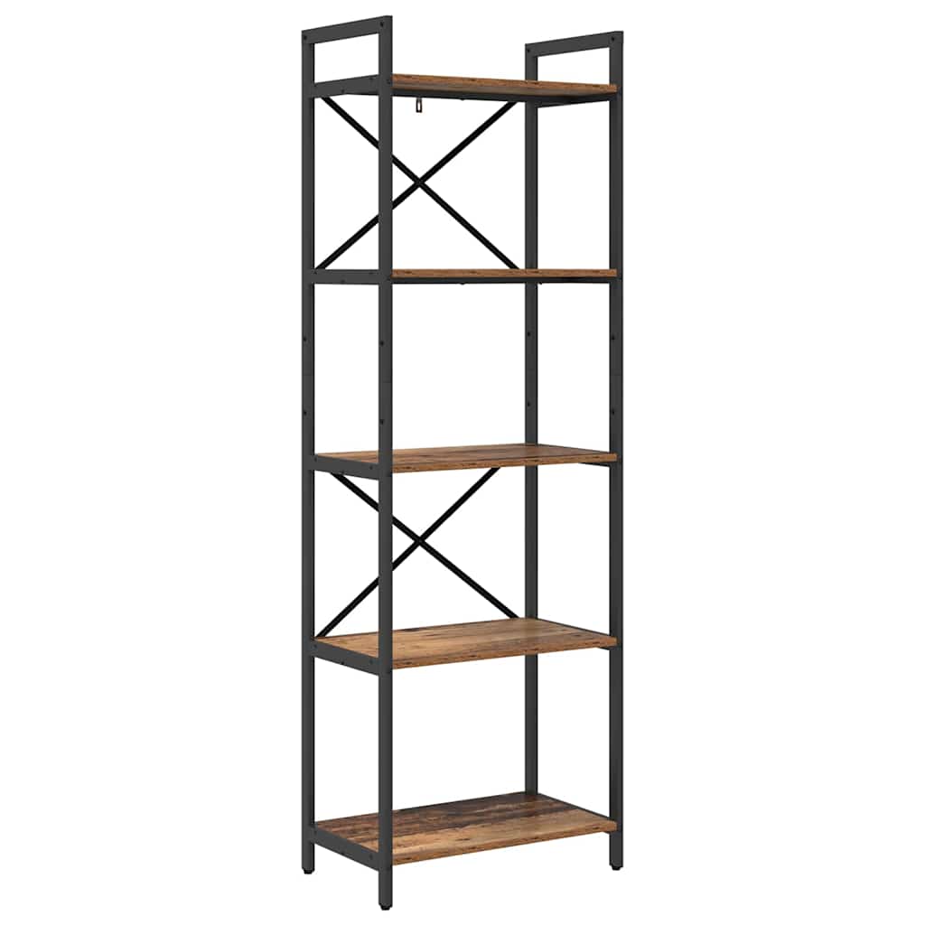 Bücherregal Altholz 56 x 34 x 171 cm Holzwerkstoff