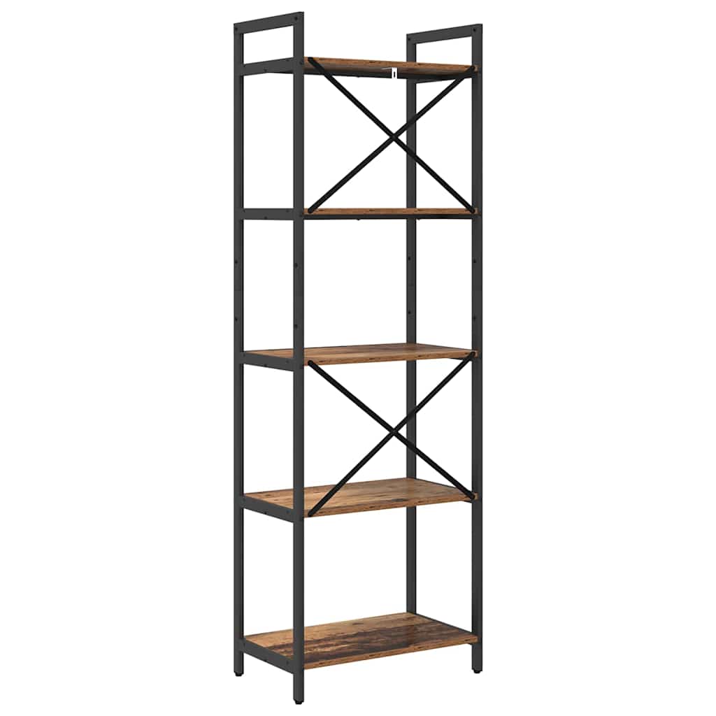 Bücherregal Altholz 56 x 34 x 171 cm Holzwerkstoff