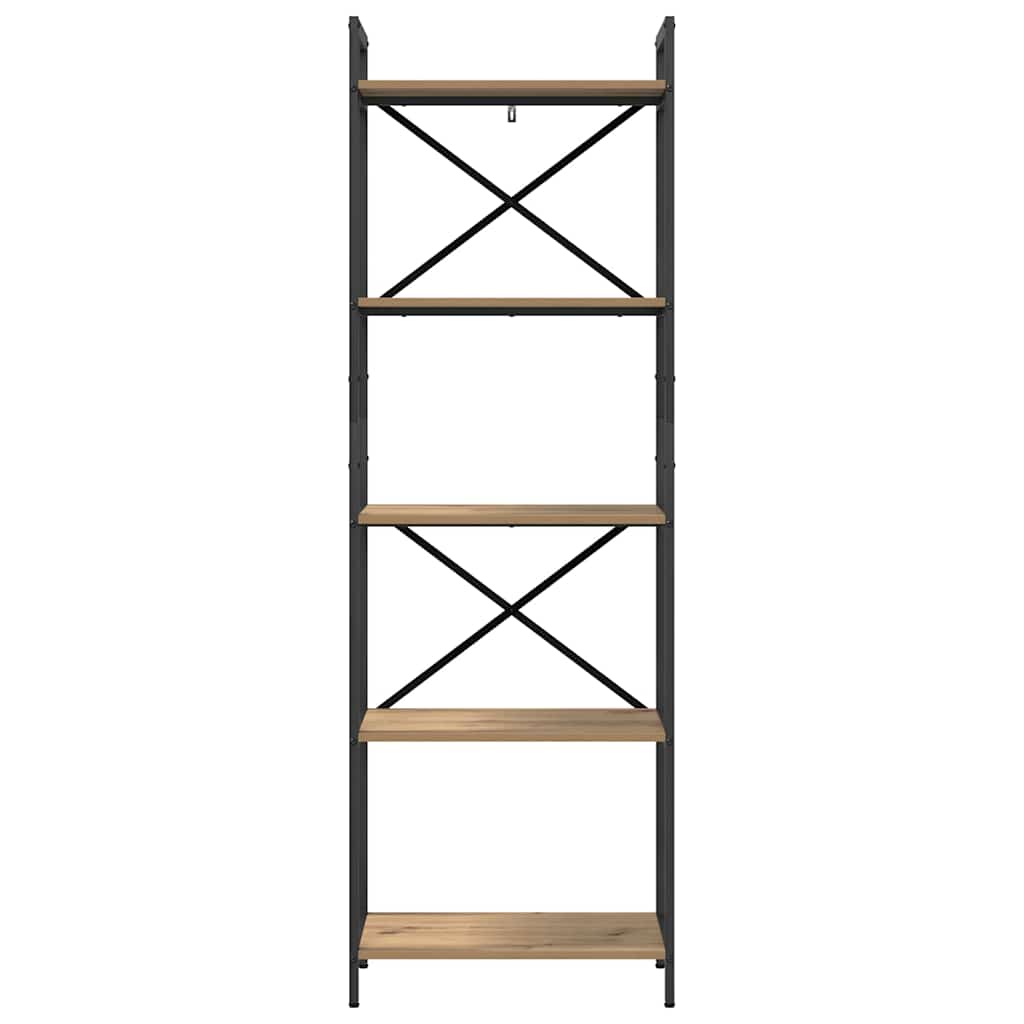 Bücherregal Artisan-Eiche 56 x 34 x 171 cm Holzwerkstoff