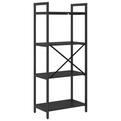 Bücherregal 4 Ebenen 56 x 34 x 133,5 cm Holzwerkstoff