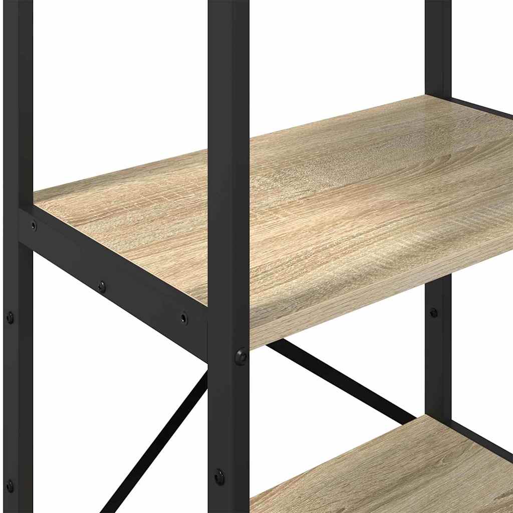 Bücherregal Sonoma-Eiche 56 x 34 x 133,5 cm Holzwerkstoff