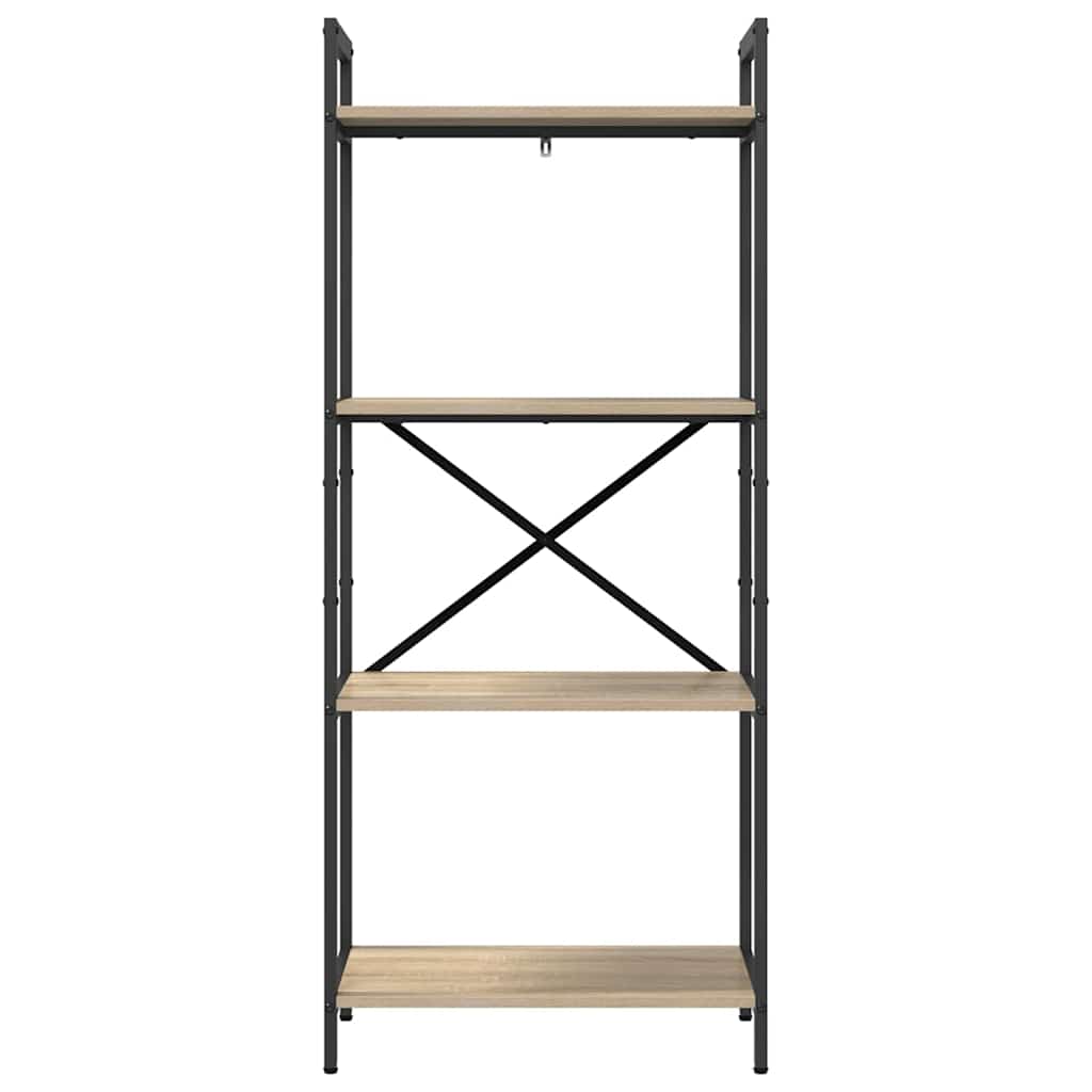 Bücherregal Sonoma-Eiche 56 x 34 x 133,5 cm Holzwerkstoff