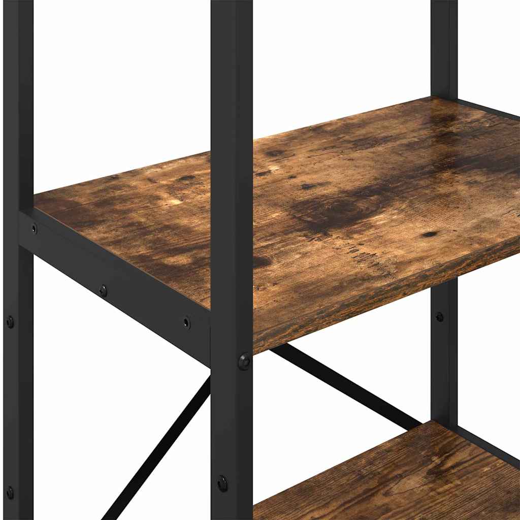 Bücherregal 4 Ebenen 56 x 34 x 133,5 cm Holzwerkstoff