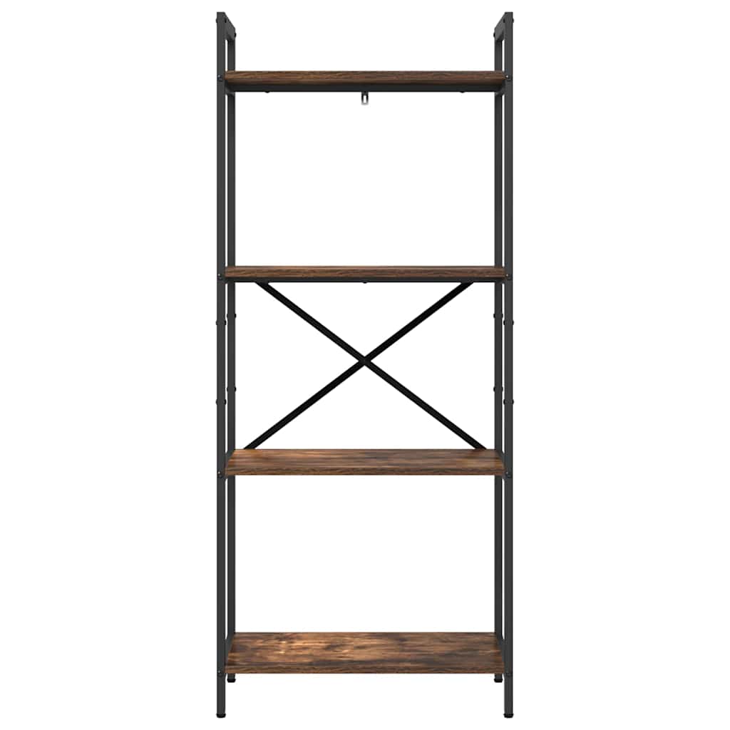 Bücherregal 4 Ebenen 56 x 34 x 133,5 cm Holzwerkstoff
