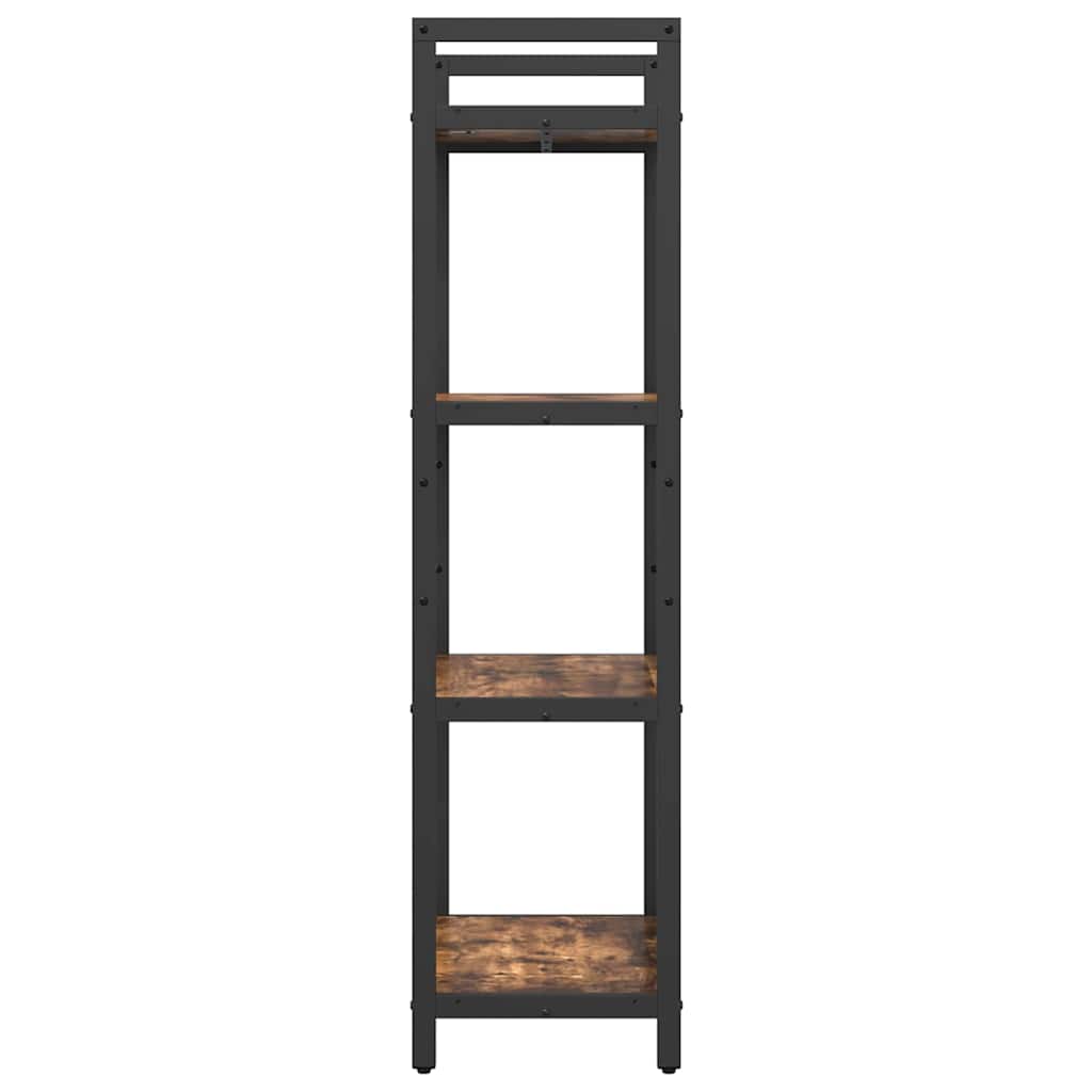 Bücherregal 4 Ebenen 56 x 34 x 133,5 cm Holzwerkstoff