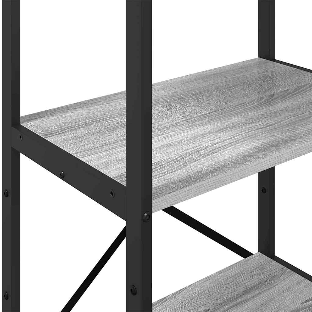 Bücherregal Graues Sonoma 56 x 34 x 133,5 cm Holzwerkstoff