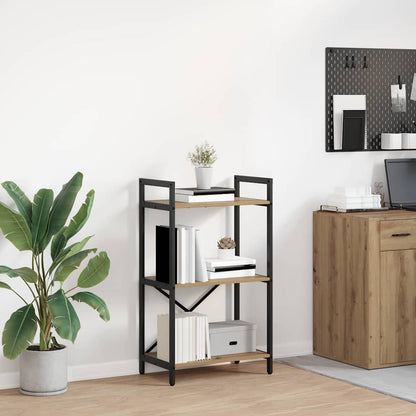 Bücherregal 3 Ebenen 56 x 34 x 96 cm Holzwerkstoff
