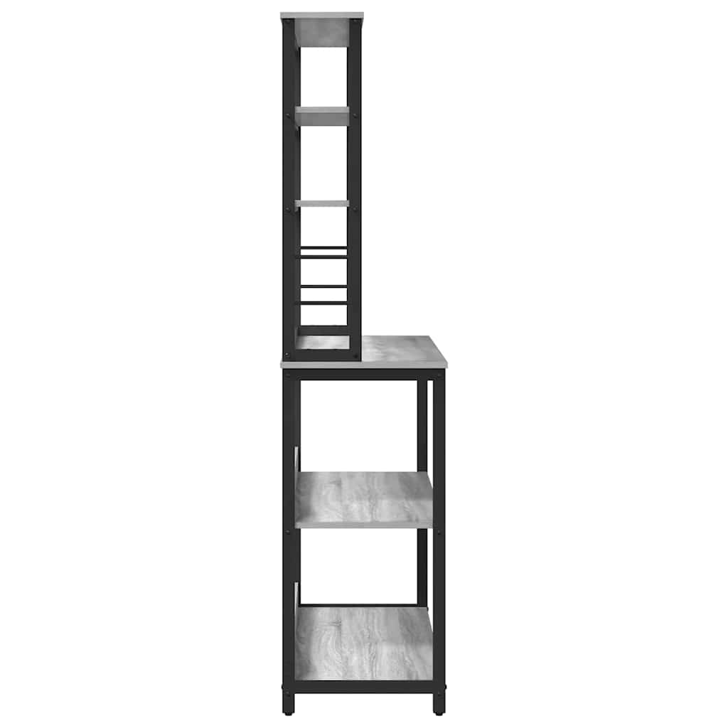 Küchenregal 5 Ebenen 100 x 40 x 168 cm Holzwerkstoff