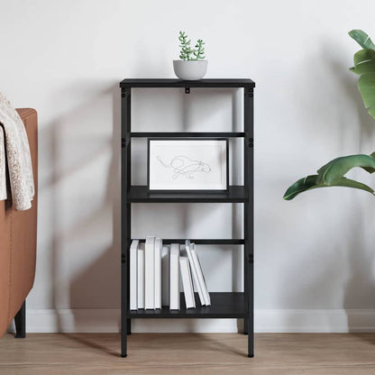 Bücherregal 2 Ebenen 40 x 29,5 x 81 cm Holzwerkstoff